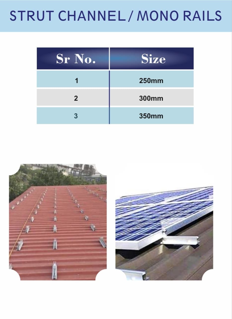 Strut Channel (Mono Rails)