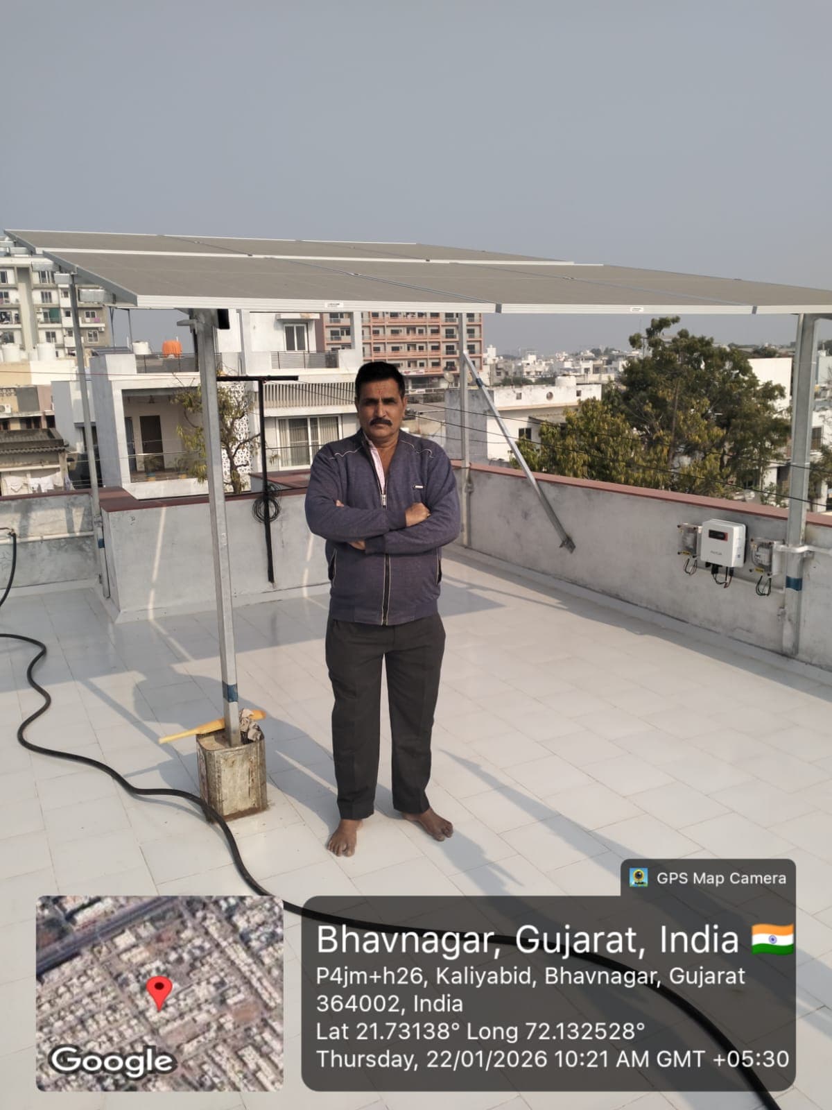 Bhavnagar rooftop solar installation